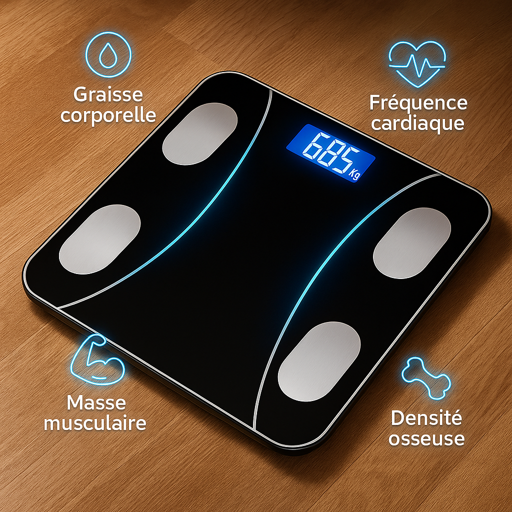 Balance de pesée Bluetooth Body Fat