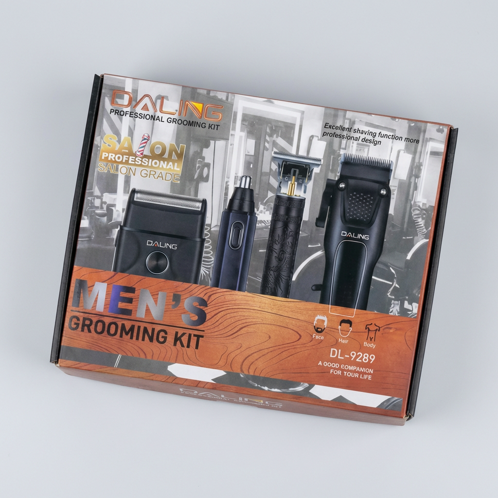 Tondeuse Cheveux, Barbe, Finitions & Nez (4-en-1 DALING)