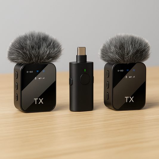Microphone 2en1 sans fil